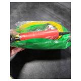 Christmas Games, 5 Pack Inflatable Ring Toss Game with 10 Plastic Rings Air Pump, Christmas Party Games for Kids Adults Family Indoor Outdoor Play