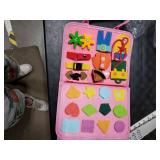 Gojmzo Busy Board Montessori Toys for Toddler Girl Birthday Gifts, Busy Book Sensory Toys for Toddlers, Learning Educational Toddler Travel Activities