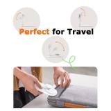 Magnetic Wireless Charger Mag-Safe 3 in 1 Charging Station,15W Max Foldable Wireless Charging Stand for iPhone 17/16/15/14/13/12, Fast Travel Charger for Multiple Devices iWatch Airpods (White)