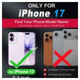 SHIELDON Leather Wallet Case for iPhone 17 5G 6.3 2025 | RFID Blocking Credit Card Holder, Magnetic Closure, Kickstand, Folio Design, Shockproof Full Protective Cover - Retro Light Brown