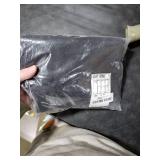 RYB HOME RV Camper Curtains 24 inches Length - Blackout Insualting Privacy Curtains for Basement Cafe Cabinet Tiers Drapes, 34 Width x 24 Length, 2 Panels, Black