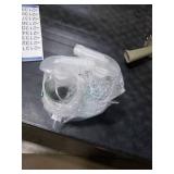 Worldgsb 2 Pack Glass Spray Bottles with Silicone Sleeve, 16 oz Empty Refillable Containers with Adjustable Spray Nozzles, Spray Bottles for Hair, Cleaning Solutions and Plants Blue&Grey