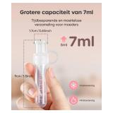 Nuliie Colostrum Collector Kit 7ml/6pcs, Leakproof, Reusable Breast Milk Collector, Heat & Freezer Resistant, BPA-Free, With Cotton Cloth Wipe, Storage Case, Cleaning Brush - Ready-to-Use for Newborns