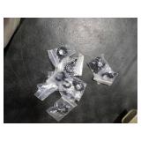 HEVSTIL 10PCS M6 Lifting Eye Bolts,Black Stainless Steel Machinery Shoulder Lifting Eye Bolt Ring Shoulder Eye Bolts Ring Eye Bolt with Lock Nuts for Hanging Hammocks, Swing Chairs