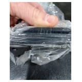 8 Pack - 16 inch Black Hidden L Shelf Bracket (1/5 Inch Thicked) Iron Floating Shelf Brackets Rustic Industrial Metal Brackets for Shelf Support