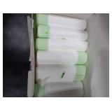 Kovevo 60 Pack Commode Liners with Absorbent Pads, 60 Bedside Commode Liners and 60 Commode Pads, Portable Toilet Liners for Commode Bucket | Universal Fit | Make Cleanup Simple