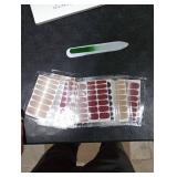 Maitys 336 Pieces 24 Sheets Full Wrap Nail Polish Strips Stickers Self Adhesive Gel Nail Strips Art Decals with File for Women DIY Decorations(Elegant Style)