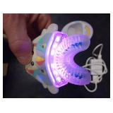 autobrush Kids Electric Toothbrush Only ADA Accepted U-Shaped Toothbrush, Clinically Proven Up to 5.1X Better Cleaning, 30 Seconds, Full-Mouth 360 Coverage, LED Lights, Music, Ages 3-5, Unicorn