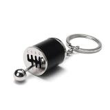 GT//Rotors 6 Speed Manual Transmission Shift Gearbox Gear Shift Automotive Part Car Keychain Key Ring (Black)