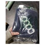 Dynamene Extra Long Shower Curtain,84 Inch Long Waffle Weave Weighted Thick Cloth Bathroom Shower Curtain, Neutral Heavy Duty Hotel Bath Curtain Set with 12 Plastic Hooks,72x84,Navy Blue