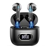 Language Translator Earbuds Real Time, AI Translation Earbuds Real Time with 164 Languages & 5 Modes, 3-in-1 Bluetooth 5.4 Translator Device, 42H Translatior Headphones Business, Learning Black