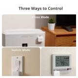 Switchbot Smart Switch Button Pusher (Bluetooth) Fingerbot for Rocker Switch/One-Way Buttons, App Timer Control, No Wiring, Optional Hub Required for Voice/Remote, White