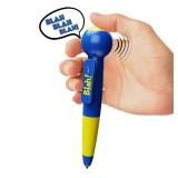 Talkie Toys Products Blah Pen - 12 Hilarious Blah Sayings - Talking Button Pen - Funny Gift & Stocking Stuffer