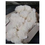 HaloRest Heated Throw Blanket, Faux Fur Cozy Heating Blanket with Overheat Protection, 1/2/4/6/8 Hours Auto-Off 10 Heat Level, Machine Washable (50x60 Inches, Cream White)