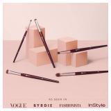 BK BEAUTY - BRUSH SET FOR HOODED OR SMALLER EYES (5PC) - Eyeshadow Brush Set for Blending, Smudging & Defining Eyeshadow and Eyeliner | Premium Eye Makeup Brushes for Precise Application