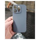 Casechics Compatible with iPhone Case,Luxury Matte Hard PC Slim Fit Ultra Thin Lightweight Camera Lens Protection Soft Shockproof Cover Phone Case (Grey,iPhone 16 Pro)