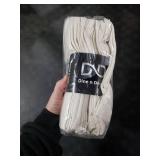 Dine n Decor Set of 12 Hemstitch Cloth Dinner Napkins 100% Cotton - Soft Durable Washable - Ideal for Events Weddings Holidays - Perfect Everyday Use Table Linen Cloth Napkins 18x18 - Ivory