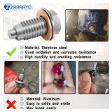 M12 x 1.75 Magnetic Oil Drain Plug Stainless Steel with Crush Washer Gasket for Chevy, GMC, Buick and Cadillac