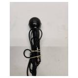 Black Dynamic Microphone with Cable