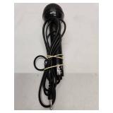 Black Dynamic Microphone with Cable
