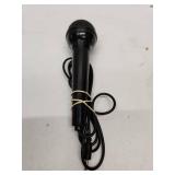 Black Dynamic Microphone with Cable
