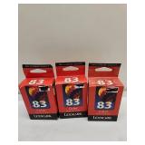 Printer Ink Cartridge Lot - Lexmark 83 and Epson 220
