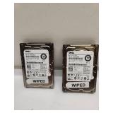 Dell 146GB 15K SAS Hard Drives - Wiped