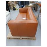 Finnegan Leather Sofa in Caramel Retail $2023.99
