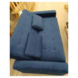 Serta Monroe 72.6in Queen Square Arm Tufted Back Convertible Sleeper Sofa with Cushions- Retail: $926