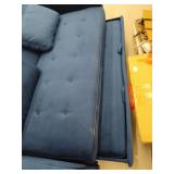 Serta Monroe 72.6in Queen Square Arm Tufted Back Convertible Sleeper Sofa with Cushions- Retail: $926