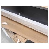 Faux Marble Top Trestle Dining Table