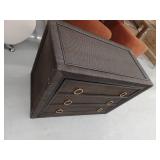 Warwick 3-Drawer Wicker Chest, Java-Retail $2,093.00