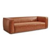 Finnegan Leather Sofa in Caramel Retail $2023.99
