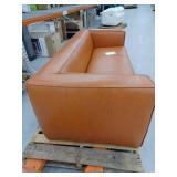 Finnegan Leather Sofa in Caramel Retail $2023.99