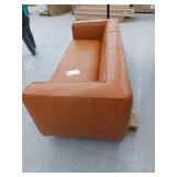 Finnegan Leather Sofa in Caramel Retail $2023.99