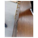 Modern 6-Drawer Walnut Dresser-Retail: $818