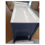 60-inch Navy Blue Bathroom Vanity-Retail: $950