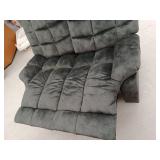 Edilmar 61.8in Wide Modern and Super Soft Manual Reclining Loveseat Sofa, Retail $1,800.00