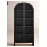Adrie Curio Cabinet, Black- Retail: $2600