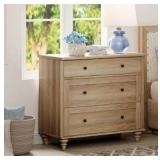 Wampat Scarlett Faux Wood 3-Drawer Dresser- Retail: $184