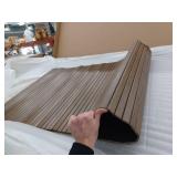 Iris Oak 71 Inch Oval Dining Table Top And Decorative Base Cover, Smoked Oak- Retail: $1748