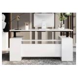 Neeharika Height Adjustable Modern Executive Standing Desk- Retail: $1159