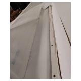 Ornate Victoria Queen Bed Frame in Pearl White- Retail: $2159