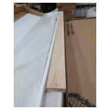 Ornate Victoria Queen Bed Frame in Pearl White- Retail: $2159