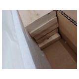 Ornate Victoria Queen Bed Frame in Pearl White- Retail: $2159