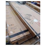 Ornate Victoria Queen Bed Frame in Pearl White- Retail: $2159