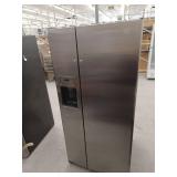GE 21.9 Cu. Ft. Counter-Depth Side by Side Refrigerator in Stainless Steel - Retail: $2,899
