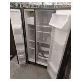 GE 21.9 Cu. Ft. Counter-Depth Side by Side Refrigerator in Stainless Steel - Retail: $2,899
