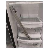 GE 21.9 Cu. Ft. Counter-Depth Side by Side Refrigerator in Stainless Steel - Retail: $2,899
