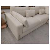 Icelyn 3 Piece Modern and Soft Upholstered Corner Sectional with 6 Throw Pillows, 78.7 Inch Wide- Retail: $2819
